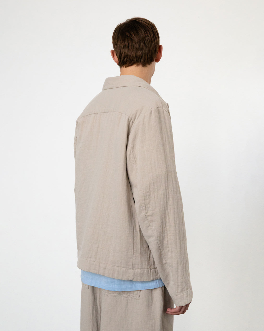 Leichte Jacke Bio Baumwolle - Sand