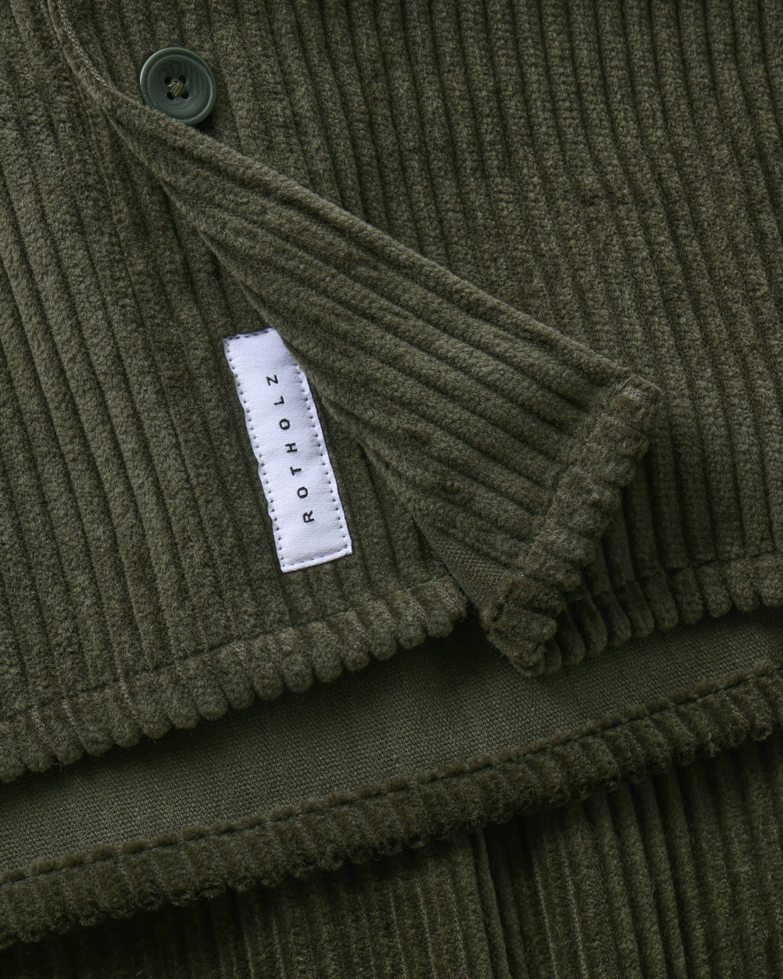 Cord Hemd Bio Baumwolle - Dunkelgrün