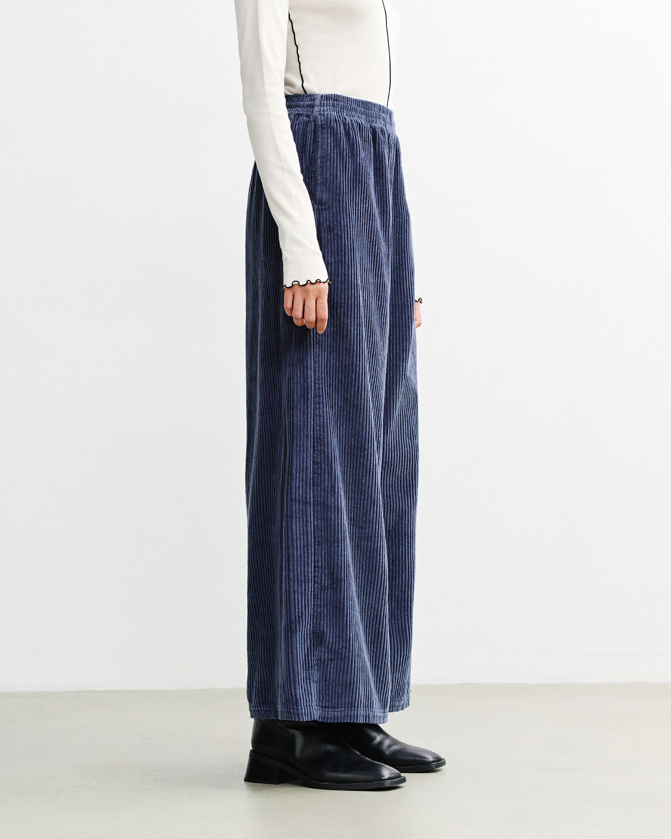 Cord Schlaghose Bio Baumwolle - Blau