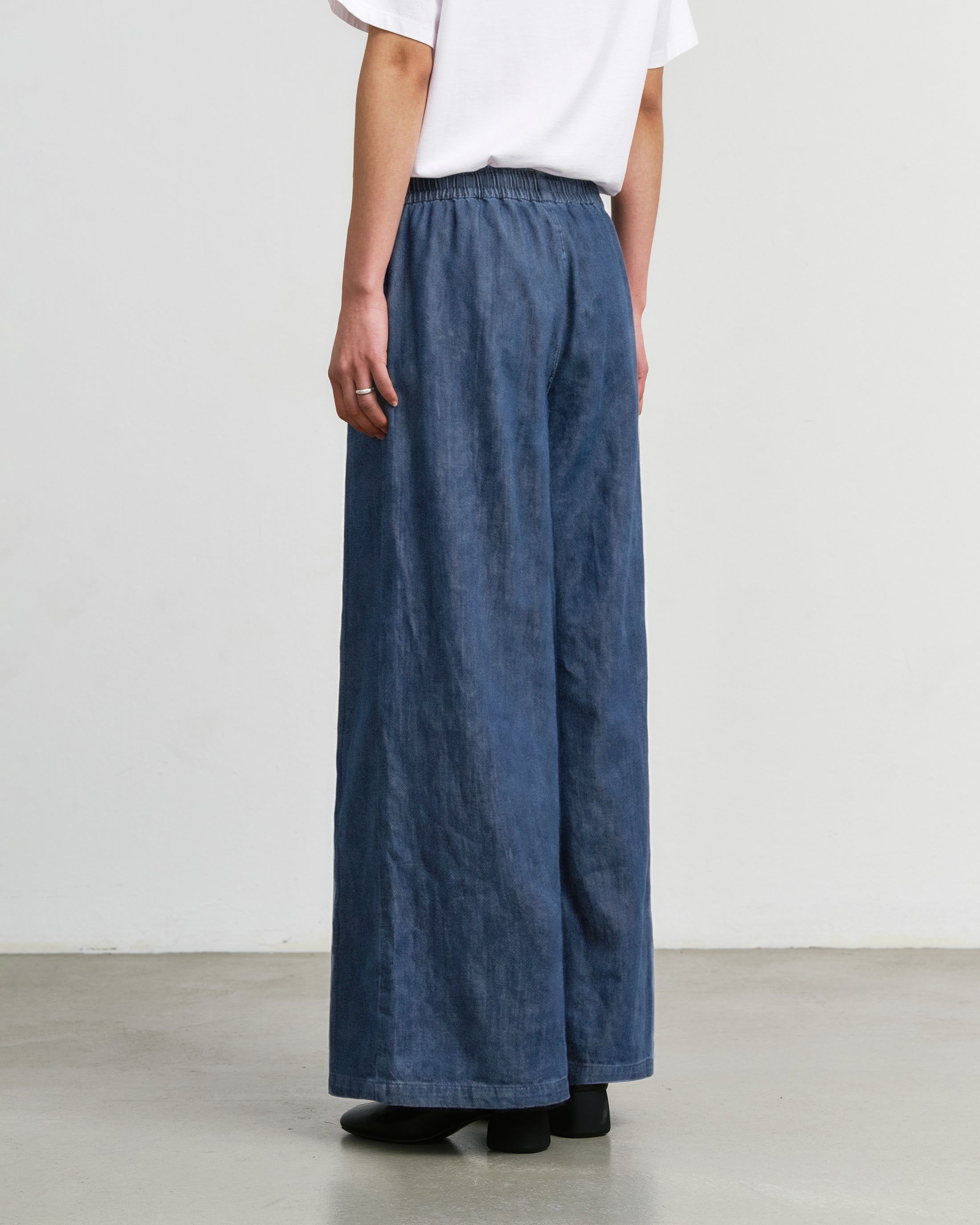 Denim Schlaghose recycelte Baumwolle – Blau