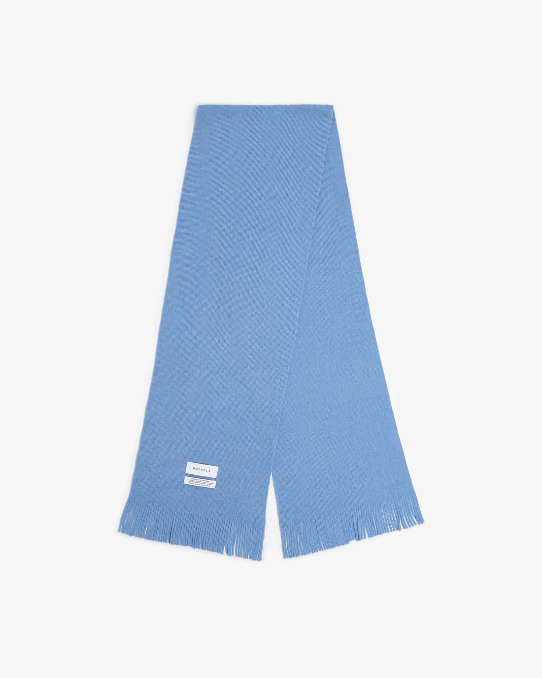 Strickschal Merinowolle - Hellblau