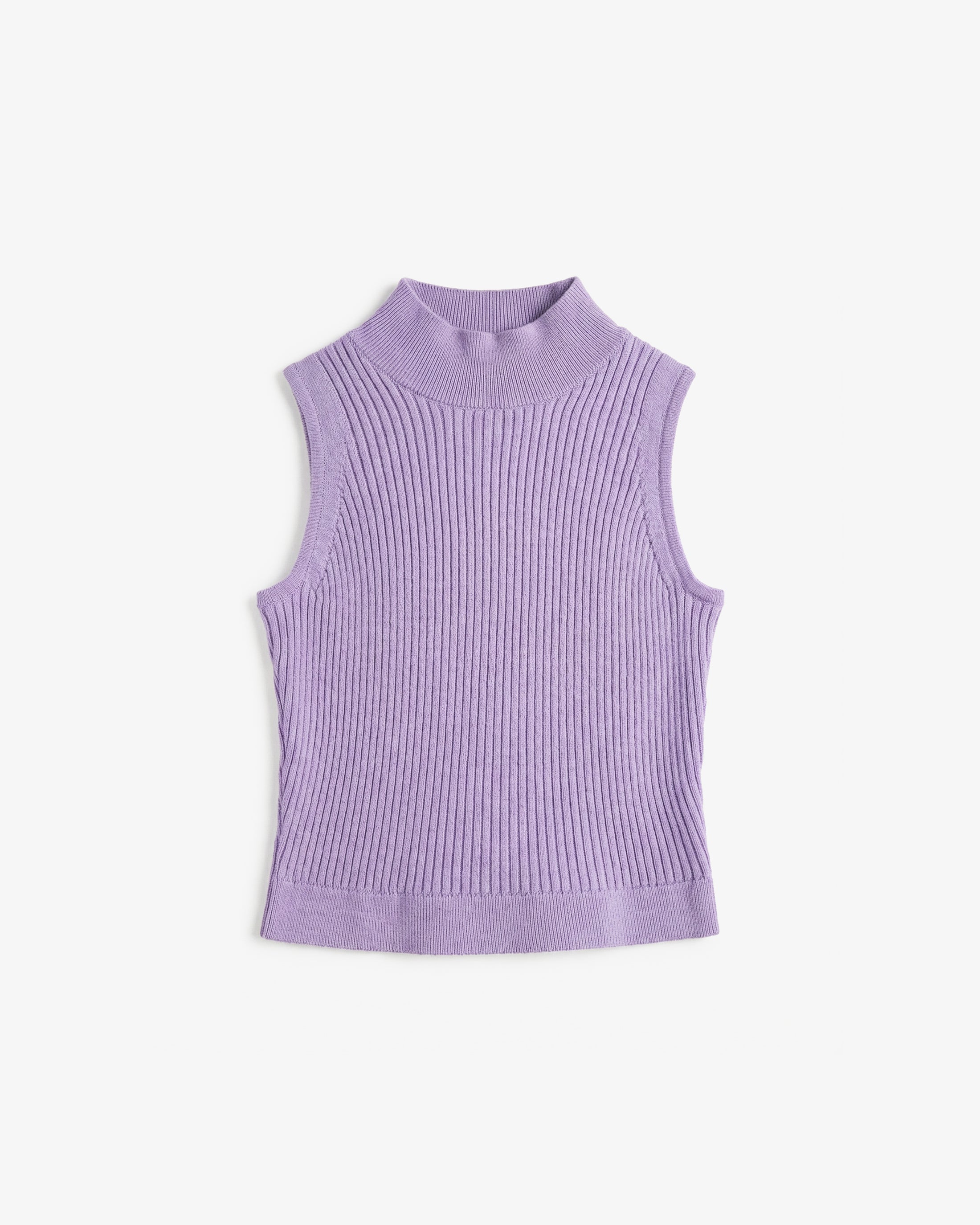 Merino Strick Singlet - Pink