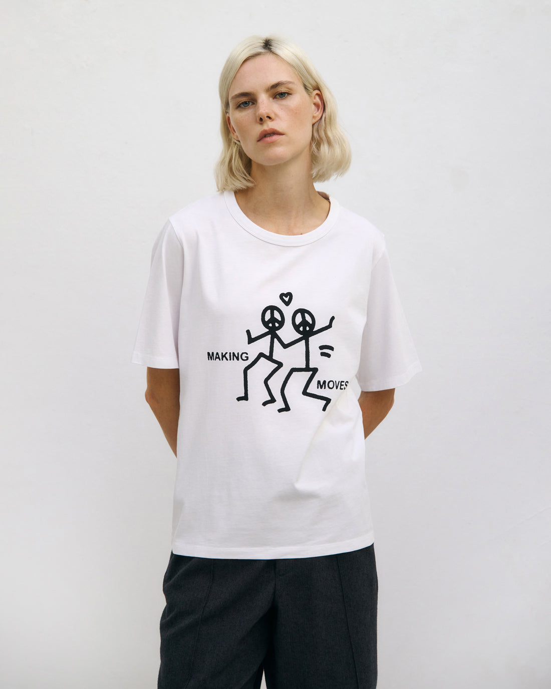 Making Moves T-Shirt Bio Baumwolle - Weiß