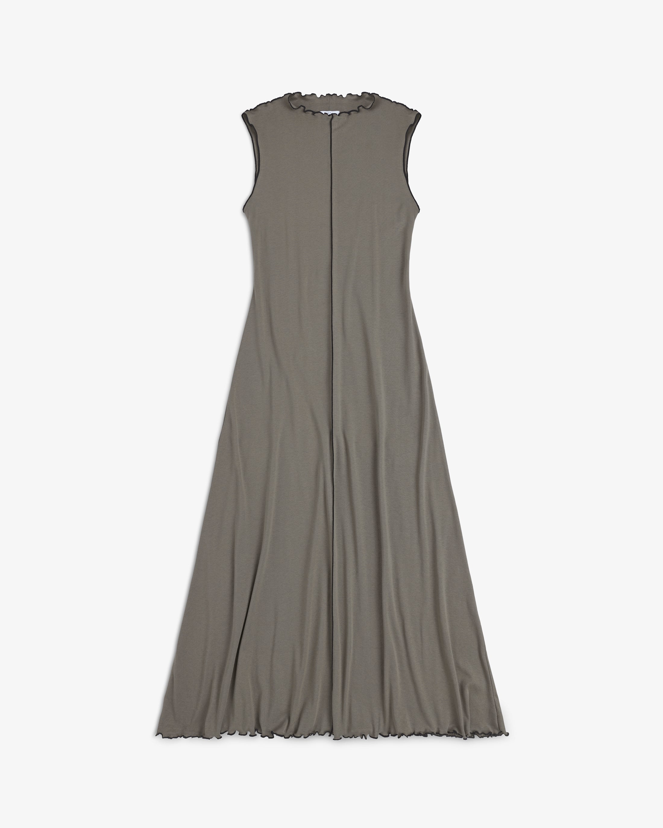 Pin-Tucked Kleid Bio Baumwolle - Grau