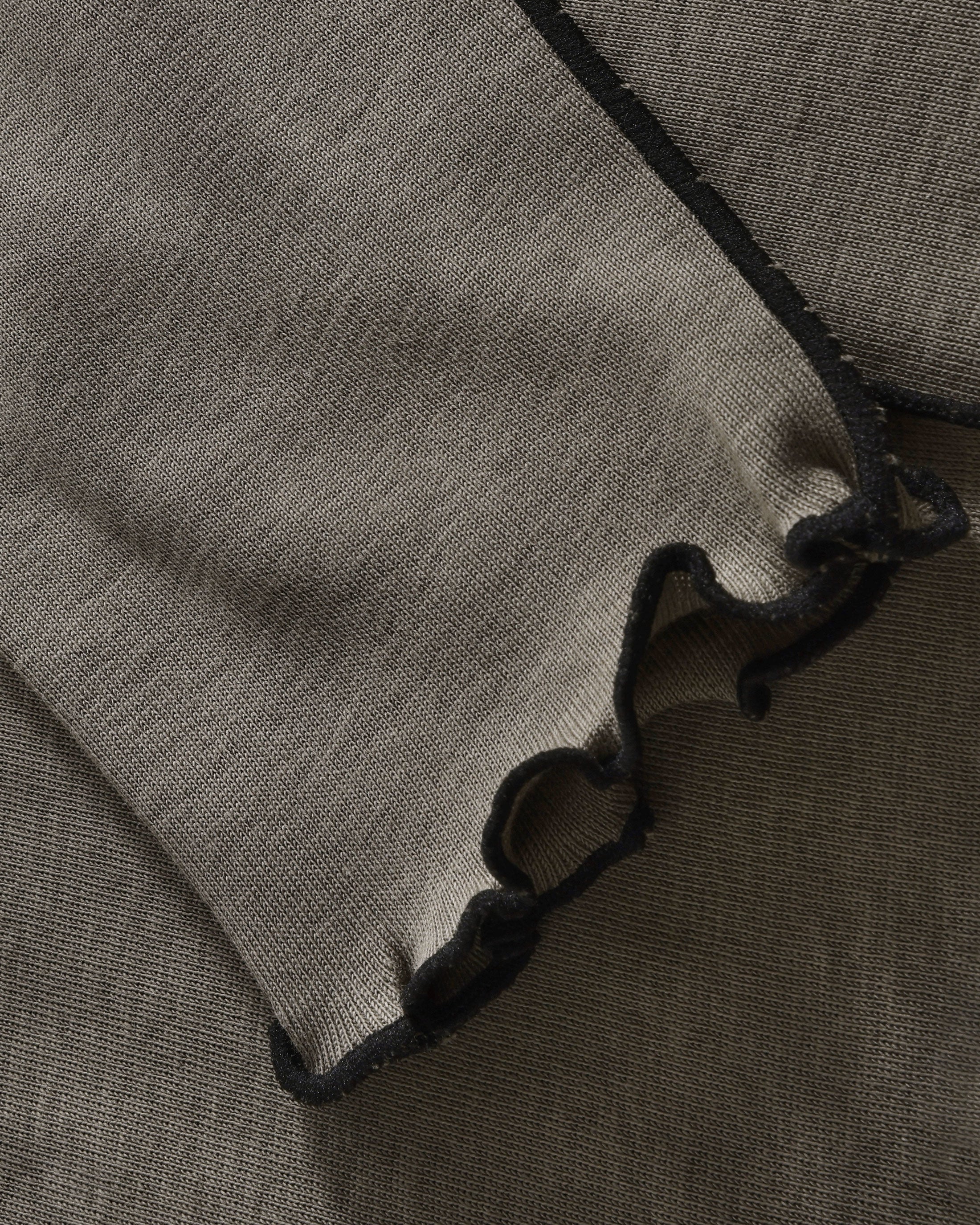 Pin-Tucked Longsleeve Bio Baumwolle - Grau