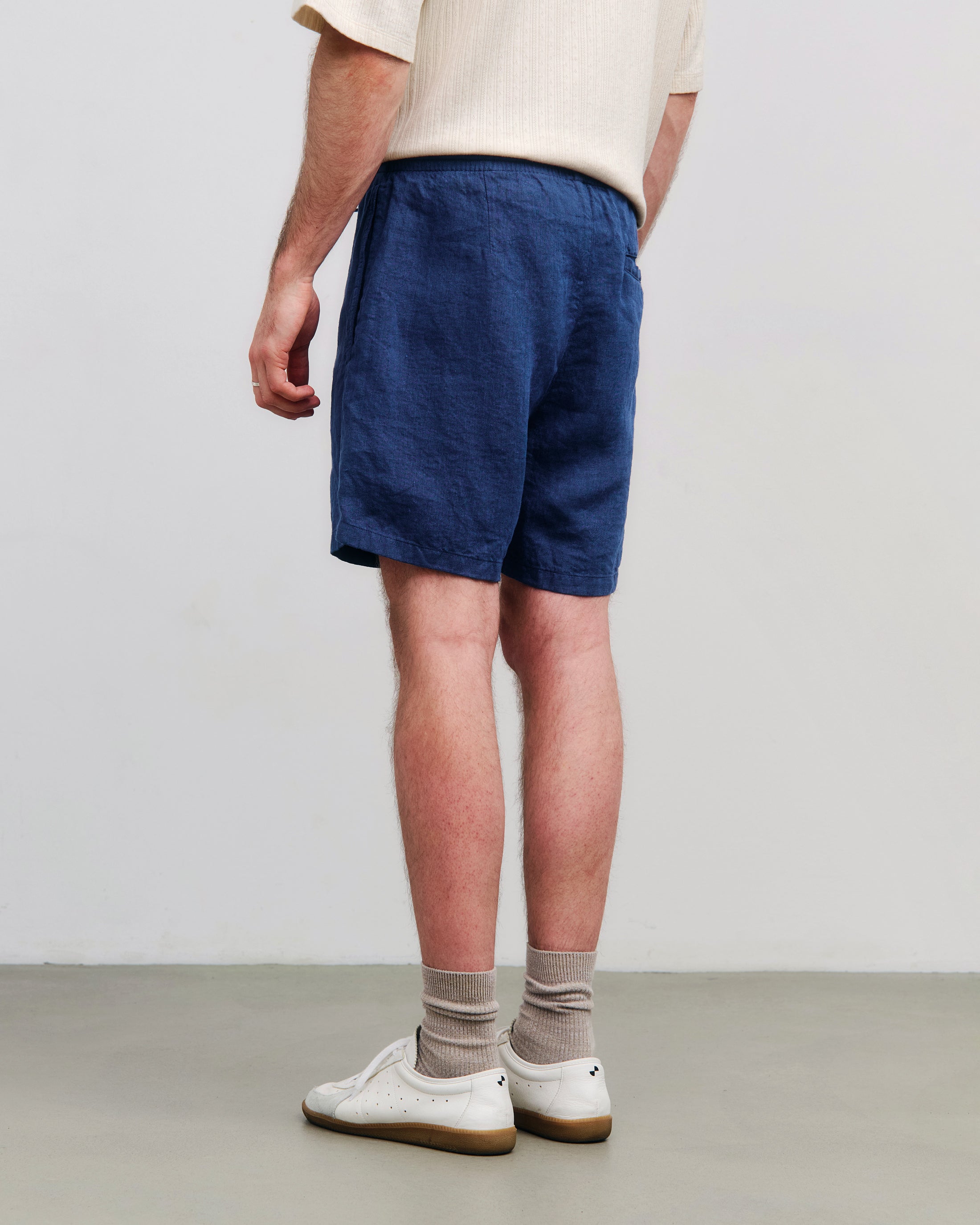 Kurze Hose Bio Baumwolle - Blau