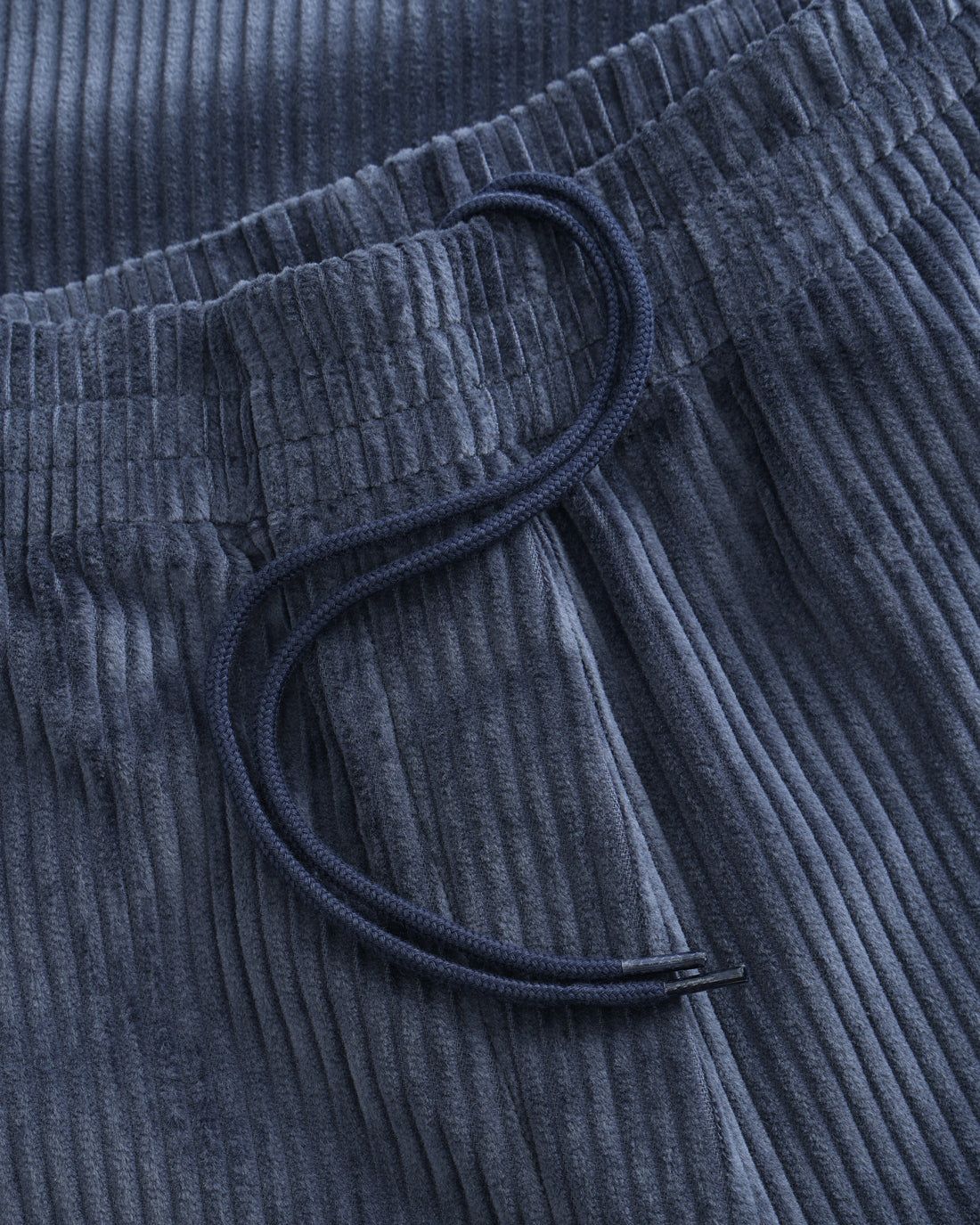 Weite Cord Hose Bio Baumwolle - Blau