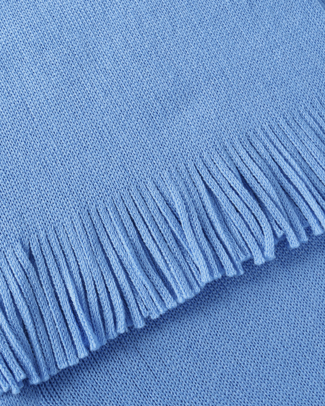 Strickschal Merinowolle - Hellblau