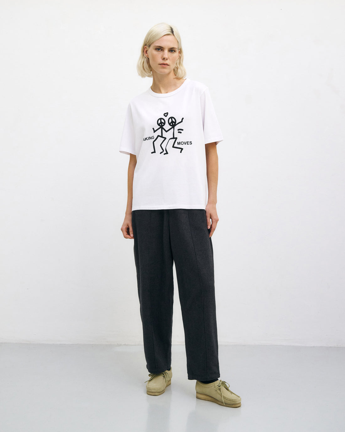 Making Moves T-Shirt Bio Baumwolle - Weiß