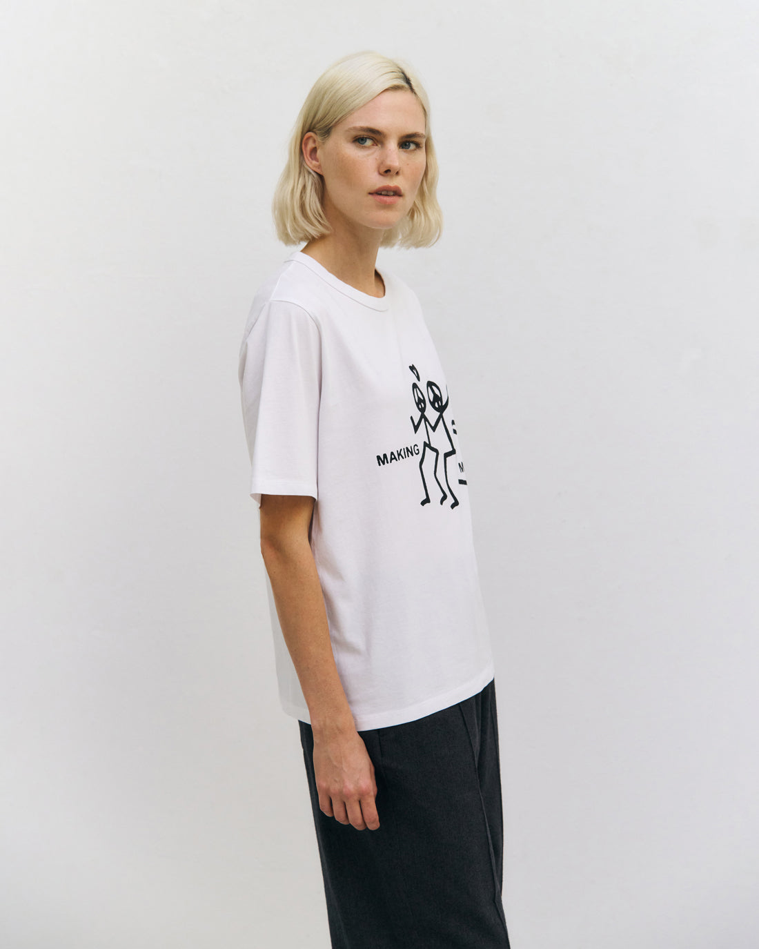 Making Moves T-Shirt Bio Baumwolle - Weiß