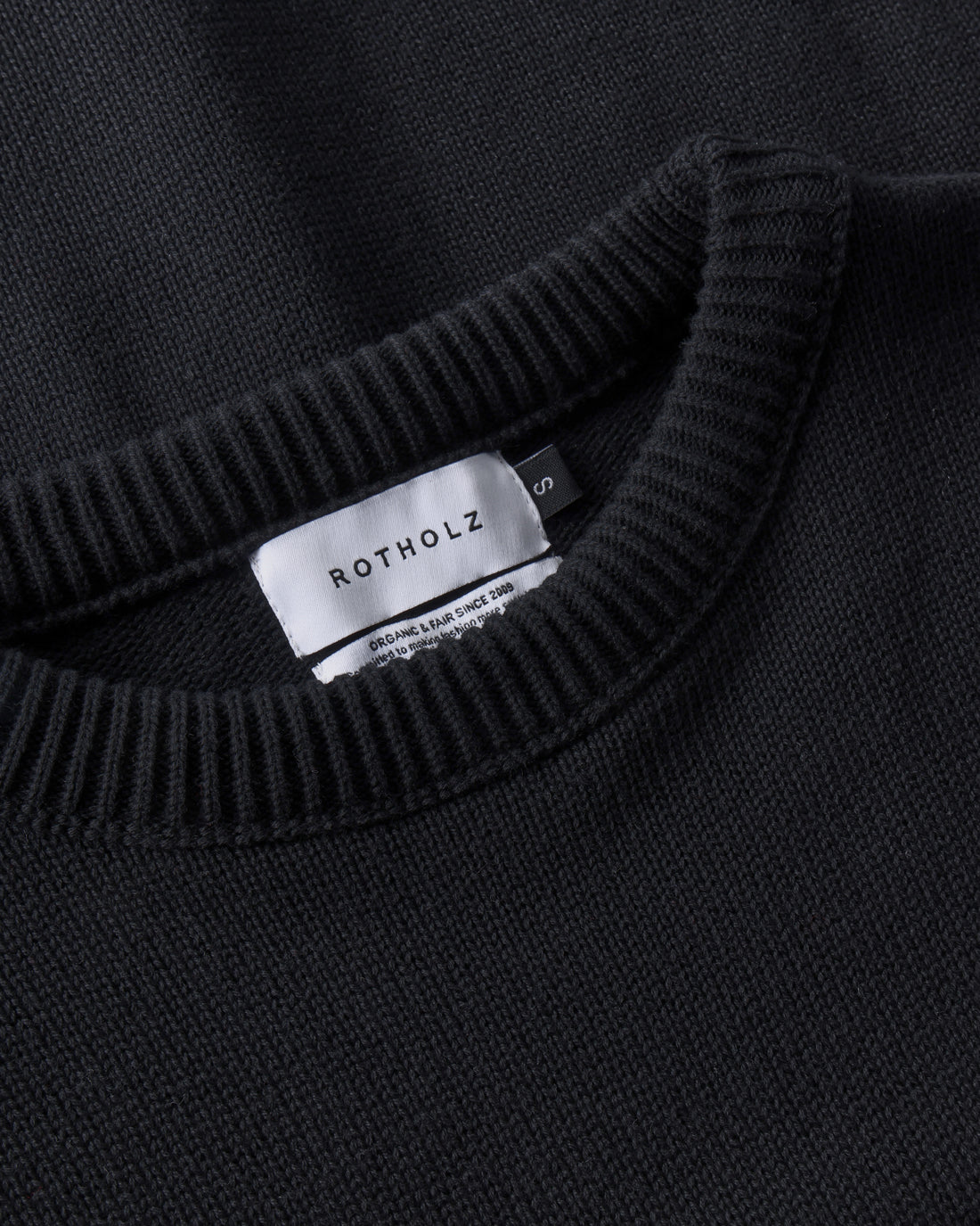 Oversize Strickpullover - Schwarz