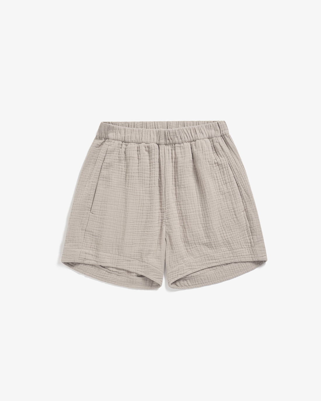 Kurze Musselin Hose Bio Baumwolle - Sand
